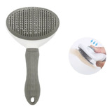 Eba Pet Escova Pelos Pet Automatica Rasqueadeira Magica Gato Cao New Cor Cinza