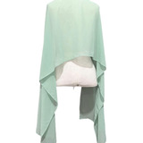 Echarpe De Festa Verde Menta Madrinha Xale Fino Estola