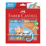 Ecolápis De Cor Faber castell Bicolor