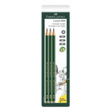Ecolápis Grafite Faber castell 9000 2b 6b 8b 3 Un