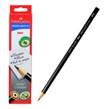 Ecolápis Grafite Faber castell Max Redondo Com 12 Lápis