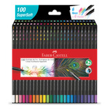 Ecolápis Supersoft 100 Cores Faber castell 1207100soft