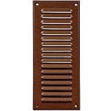 ECOPRO VENT Grelha De Ventilação De Metal Marrom 7 6 Cm X 25 4 Cm Uso Interno Externo Grade 8 5 Cm X 25 Cm Área Da Capa 12 4 Cm X 29 5 Cm Louver De Ventilação 9 Tamanhos 2 Tipos 3 Cores