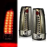 ECOTRIC Lanterna Traseira Compatível Com Chevy GMC Suburban C K 1988 2000 1500 2500 3500 Suburban Blazer Tahoe Yukon Pickup Pair LED Fumê Sem Lâmpadas De Substituição Para GM2800104 GM2801104 5977867