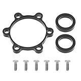 ECSiNG 1 Conjunto De Adaptador De Cubo De Impulsionador De Bicicleta Dianteiro De Substituição Com Arruelas De Cubo Parafusos Adaptador De Conversão De Cubo Dianteiro De Impulso De Bicicleta