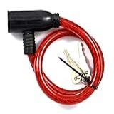 EDA Cadeado Para Bicicleta Com Cabo De Aço 50 Cm Eda