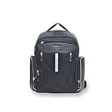 Eddie Bauer Places Spaces Bridgeport Mochila Para Fraldas Bolsos Para Garrafa Térmica E Trocador Incluídos Preta 1 Unidade Pacote Com 1