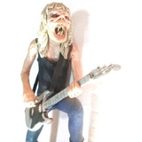 Eddie Guitarrista Iron Maiden 25cm Altura Boneco Artesanal