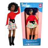 Edição Especial De Colecionador Boneca Colecionável Menina Susi Morena Negra No Balanço Pista Coleção Clássica Relançamento Ano De 1974 Estrela Brinquedos