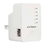 Edimax EW 7438RPn Mini Nova Versão N300 Extensor De Alcance Sem Fio Universal Repetidor De Wi Fi Tomada De Parede Porta Ethernet Branco
