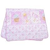 EDREDOM DE BERÇO 100 ALGODÃO 85 X 1 30 BABY NICE Rosa