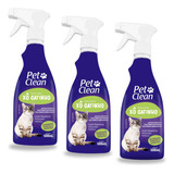 Educador Sanitário Gato Spray Repelente Xixi Não Kit 3unds