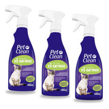 Educador Sanitário Gato Spray Repelente Xixi Não Kit 3unds