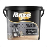 Efeito Cimento Queimado Cor Cinza Maza 23kg