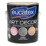 Efeito Cimento Queimado Eucatex Art Decor 3 7kg Cor Peroliza