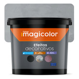Efeito Decorativo Cimento Queimado 16 Kg Magicolor Cor Inox