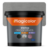 Efeito Decorativo Cimento Queimado 16 Kg Magicolor Cor Nanquim