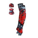 Eforcase Xale Refrescante Com Manga De Braço Protetor Solar Com Calota De Caveira Polaina De Pescoço Balaclava Para Ciclismo Esportivo Tipo 012 M