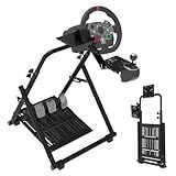 EG STARTS Racing Wheel Stand Simulator Cockpit Wheel Stand Racing Steering Shifter Mount For Logitech G29 G920 G923 G27 G25 For Thrustmaster T150 T248 T300 RS T GT TH8A Shifter Gaming Stand