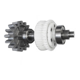 Eixo Completo Motor Ppa Dz Ind Coroa Z40 Engrenagem Z17 Dent