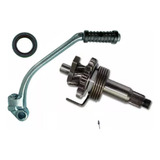 Eixo Partida Completo Pedal Retentor Ybr 125 2000 A 2007