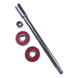 Eixo Roda Dianteira Twister Cbx 250 Cb 300 Com Rolamentos