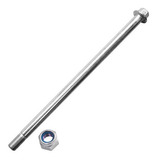 Eixo Roda Traseira Yamaha Ybr 125 Rosca M14 Danidrea