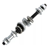 Eixo Traseiro Bike Marcha Completo 175mm C Caixas Colares