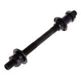 Eixo Traseiro Furado 145mm Preto Para Bicicleta C Blocagem