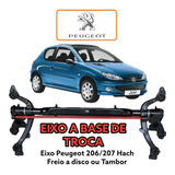 Eixo Traseiro Peugeot 206 207 Freio Abs Com Rolamento