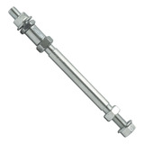 Eixo Usinado Prata Traseiro 175mm 78mm Entre Batente