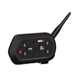 EJEAS Fone De Ouvido De Intercomunicação De Capacete De Motocicleta Bluetooth E6 1200 M Fone De Ouvido Interfone De Ouvido Para Motocicleta 6 Ciclistas Sistema Para Andar De Bicicleta