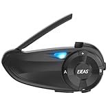 EJEAS Intercomunicação Bluetooth Para Motocicleta Com