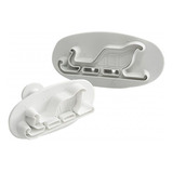 Ejetor Para Confeitaria Treno De Natal Kit 2 Peças