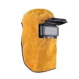 Ejoyous Máscara De Capacete De Soldagem Resistente Ao Calor Respirável Máscara De Capacete De Soldagem Com Engrenagem Protetora De Lente Cabeça E Pescoço Para Trabalhadores De Soldagem