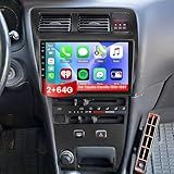 EKAT 2G 64G Rádio Para Toyota Corolla 1991 1997 LHD Manual AC Android Estéreo Para Carro Com Tela Sensível Ao Toque De 22 9 Cm Carplay Android Auto 1080P Bluetooth WiFi Câmera De Backup AHD