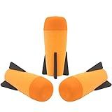 EKIND Pacote Com 3 Mega Refil De Mísseis Para Lançador De Foguete De Brinquedo Munição De Espuma Compatível Com Nerf N Strike Elite Series Laranja 