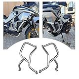 EKSED Protetor De Tanque De Aço Para Choque Do Motor Barra De Proteção Contra Quedas Substituição Para Cfmoto 800Mt 2021 2022 2023 2024 Barras De Proteção Para Motocicletas Em R Prata 