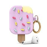 Elago Capa Para AirPods De Sorvete Com Chaveiro Projetada Para Apple AirPods 1 E 2 Capa Protetora à Prova De Choque Acessórios Fofos Para Meninas Crianças Meninos Patente Registrada Nos EUA 