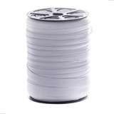 Elastico Chato Para Roupa Costura 15mm Branco Rolo 100m