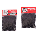 Elástico De Crina E Rabo De Cavalo Rubber Bands 500 Kit 2 Un