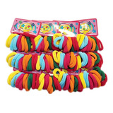Elástico De Meia Colorido Xuxinha De Cabelo 144 Pçs
