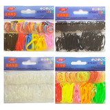 Elástico De Silicone Para Cabelo 5 Pacotes 1000 Peças