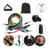 Elástico Extensor Kit Home Fit Treino Musculação Band Forte