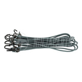 Elastico Fixador De Lona Preto Azul Gancho Kit 150 Unidades