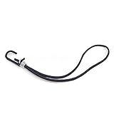 Elástico Fixador Lona Corda 35 Cm Gancho Ferro Preto 50 Und MSextensor