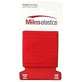 Elástico Liso Trançado Miles Elástico Trançado Elástico Forte Costura Elástica De 6 35 Mm Por 5 Metros Forte Elástico Lavável E Secável Na Máquina Certificado Oeko TEX Vermelho