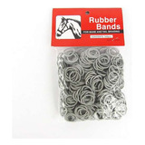 Elástico P Crina E Rabo De Cavalo Rubber Bands 500 Un Cinza