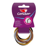 Elásticos De Cabelo Condor Fino Sem Metal 8 Unidades Cor Sortida