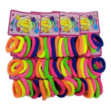 Elásticos Rabico Xuxinha Tipo Meia Para Cabelo C 72unidades Cor Colorido